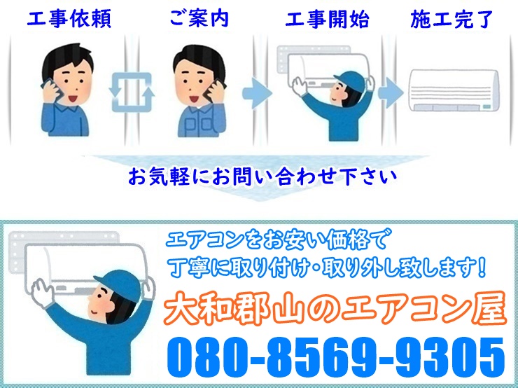 大和郡山市のエアコン屋