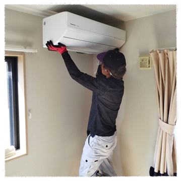 エアコンの工事業者